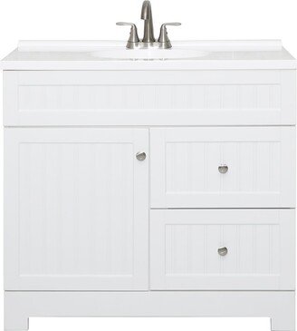 30/36 Bathroom Vanity Set W/Drop in Sink Cabinet Combo