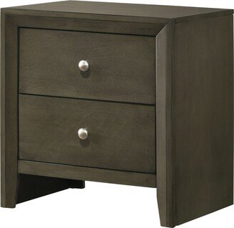 GEROJO Ilana Nightstand with 2 Drawers