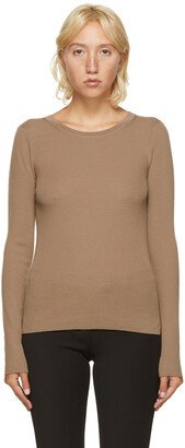 Brown Wool Mattia Crewneck Sweater