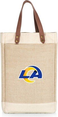 NFL Los Angeles Rams Pinot Jute Insulated Wine Bag - Beige