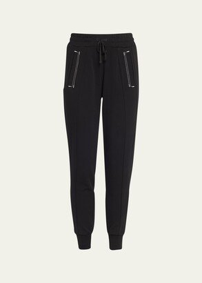 Yolo Contrast Stitch Jogger Pants-AB