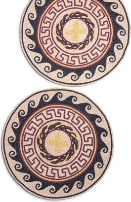 Gauri Kohli Roman Beaded Placemats, Set of 2