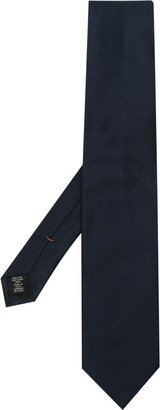 Pointed-Tip Silk Tie-AA