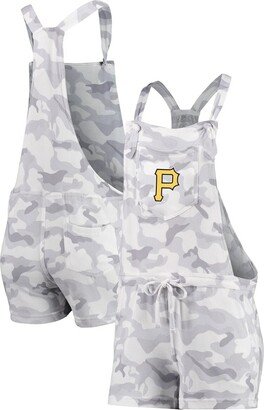 Women's Concepts Sport Gray Pittsburgh Pirates Camo Overall Romper