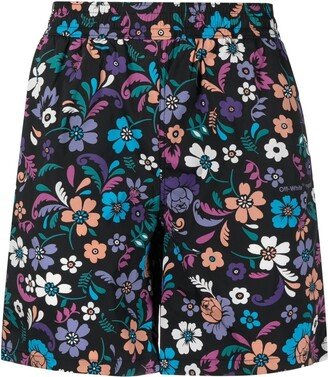 Flowers Surfer swim shorts