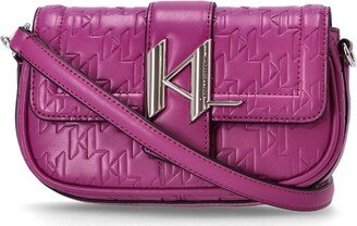 All-Over Logo Embossed Crossbody Bag