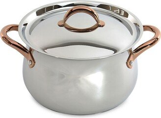 Ouro 9.5-Inch Stainless Steel Covered Dutch Oven