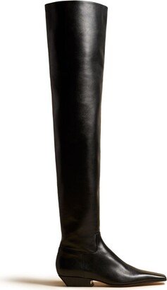 The Marfa over-the-knee leather boots