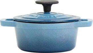 Smith and Clark Cast Iron 1 Quart Enamel Dutch Oven