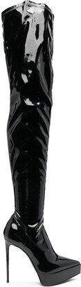 Uma 135mm thigh-high boots