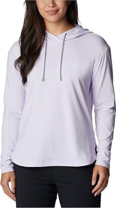 Sun Trek Hooded Pullover (Purple Tint Heather) Women's Clothing