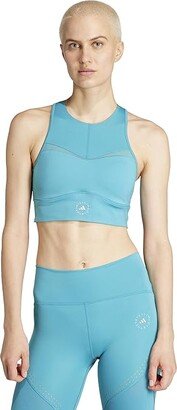 Truepurpose Training Crop Top IA1504 (Blue Bay) Women's Clothing