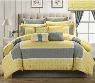 25-piece Aideen Quilted Bed in a Bag Comforter Set