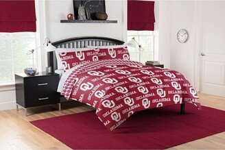 The Northwest Company COL 875 Oklahoma Sooners Queen Bed in a Bag Set