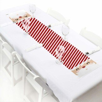 Big Dot Of Happiness Jolly Santa Claus - Petite Christmas Party Paper Table Runner - 12 x 60 inches