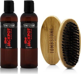 Tombstone for Men 3-Piece Growth Serum & Brush Set