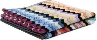 Zigzag-Print Bath Towel