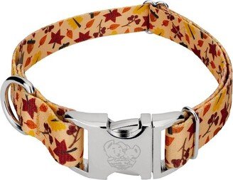 Country Brook Petz Premium Fall Foliage Dog Collar (1 Inch, Medium)