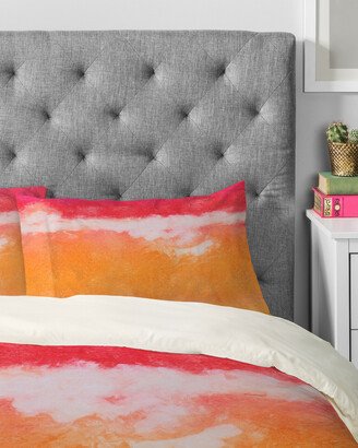 Laura Trevey Tangerine Tie Dye Duvet Set