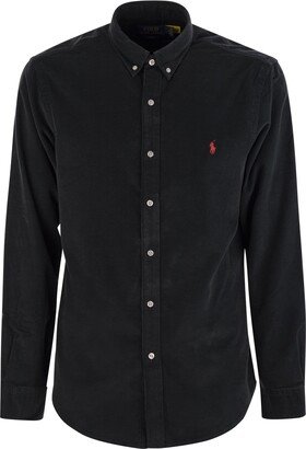 Slim-fit Velvet Shirt