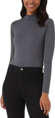 Women's Mock-Neck Long-Sleeve Bodysuit