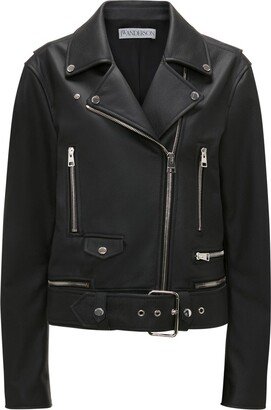 Leather Biker Jacket-BG