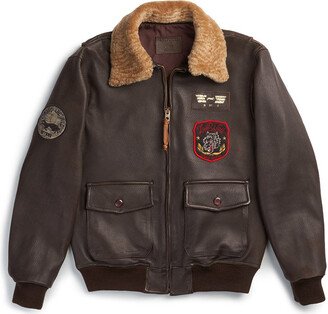 Lastwolf Denali Flight Leather Jacket - Brown