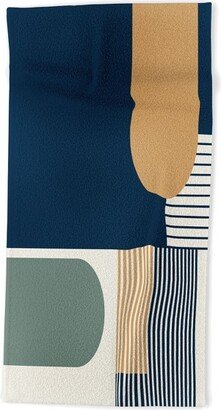 Sheila Wenzel-Ganny Cool Color Palette Pattern Beach Towel