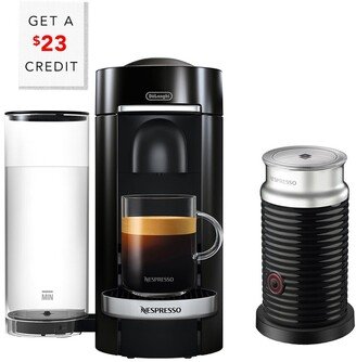 Nespresso By Vertuo Plus Coffee & Espresso Machine & Milk Frother With $24 Credit-AA