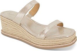 Women's Diya Square Toe Espadrille Wedge Heel Sandals