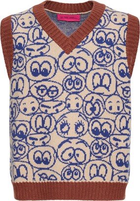 Expression cashmere sweater vest