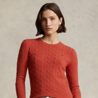 Cable-Knit Wool-Cashmere Sweater-AM