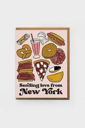 Boss Dotty New York Food Love Greeting Card