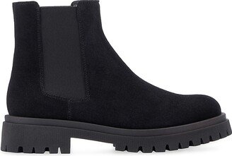 Olessa Elastic-Panel Suede Chelsea Boots