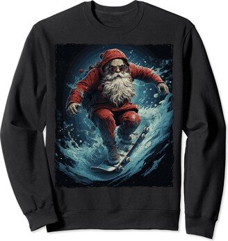 Skateboarding Christmas Sweatshirt