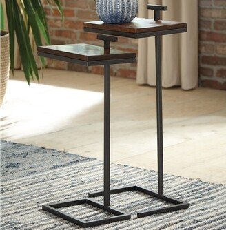 Furniture Cinnamon 2-piece Nesting Table Set