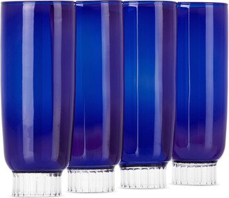 Ichendorf Milano Blue Liberta Flute Set, 4 pcs