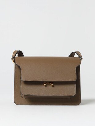 Trunk saffiano leather bag