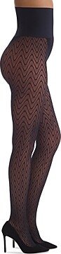 Wavy Net Tights