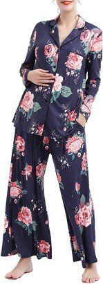 Alina Floral Maternity/Nursing Pajamas