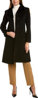 Wool & Cashmere-Blend Coat-AI