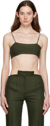 Green Pomo Bra