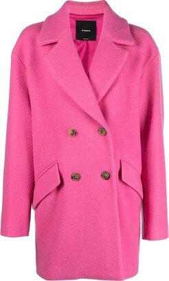 Double-Breasted Wool-Blend Coat-AP