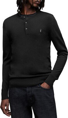 Mode Merino Wool Henley Sweater