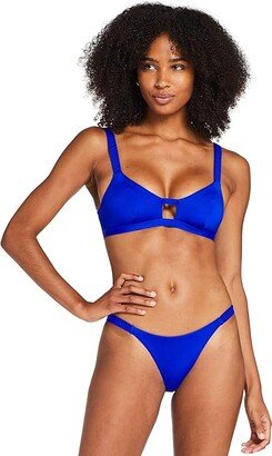 Lennon Bralette (Sardinia Blue Ecolux) Women's Swimwear