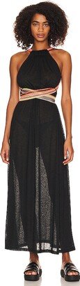 X Revolve Inca Crossback Halter Maxi Dress