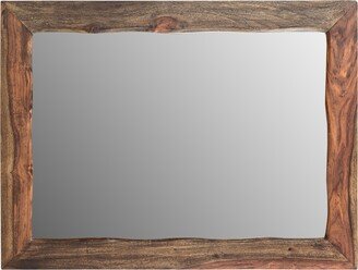 Avenue Live Edge Mirror - Brown