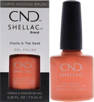 Shellac Nail Color - Shells In the Sand by for Women - 0.25 oz Nail Polish