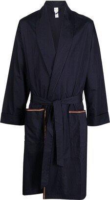 Tied-Waist Wrap Robe