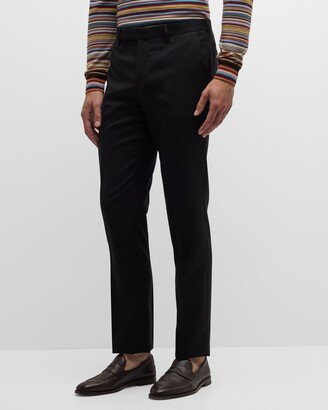 Men's Wool Slim Dress Pants